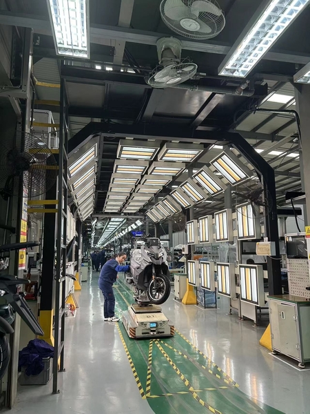 Chongqing Qiyuan Motorcycle Co., Ltd 제조업체의 생산 라인